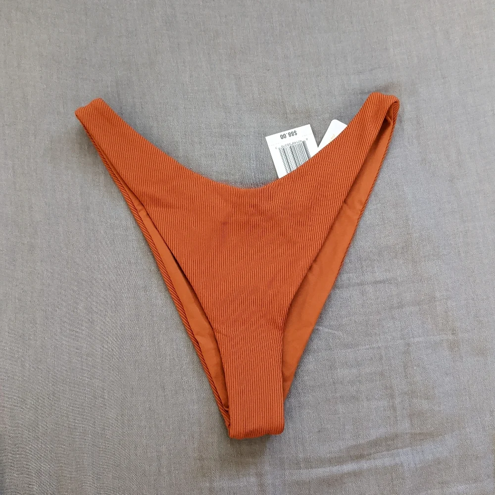 L*Space Dax Cabana Bikini Set Amber Ribbed